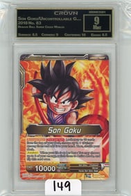 Son Goku/Uncontrollable Great Ape Son Goku - 2018 Dragon Ball Super Graded CC&G Mint 9