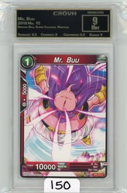 Mr. Buu - 2018 Dragon Ball Super Graded CC&G Mint 9