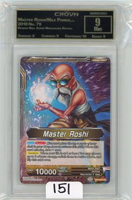 Master Roshi/Max Power Master Roshi - 2018 Dragon Ball Super Graded CC&G Mint 9
