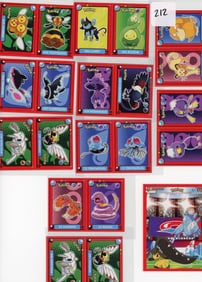 Lot of 11 Pokemon Pokedex Stickers/Cards