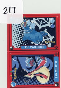 Walrein/Milotic - 2022 Pokemon Pokedex Sticker - Blue Foil