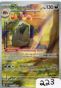 Mabosstiff - 2023 Pokemon Scarlet & Violet - Secret Rare