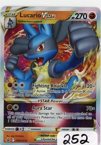 Lucario Vstar - 2022 Pokemon SWSH Black Star Promo