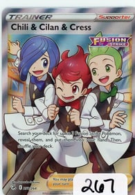 Chili & Cilan & Cress - 2021 Pokemon Fusion Strike - Full Art