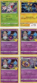 Lot of 6 Holo Pokemon Cards