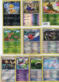 Lot of 10 Reverse Holo Pokemon Cards