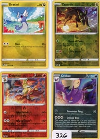 Lot of 4 Pokemon Trading Cards