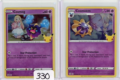 Lot of 2 Holo Pokemon Trading Cards