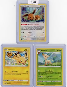 Lot of 3 Pokemon Trading Cards
