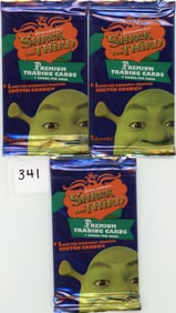 Lot of 3 Unopened Shrek the Third Trading Cards