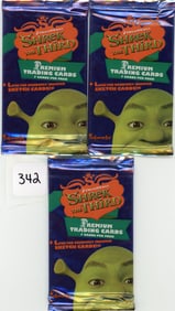 Lot of 3 Unopened Shrek the Third Trading Cards