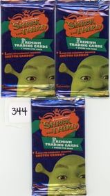 Lot of 3 Unopened Shrek the Third Trading Cards