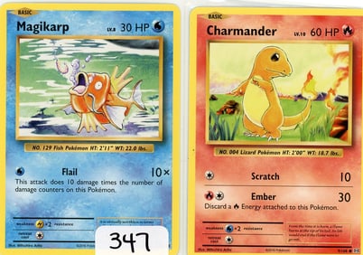 Lot of 2 Pokemon Trading Cards