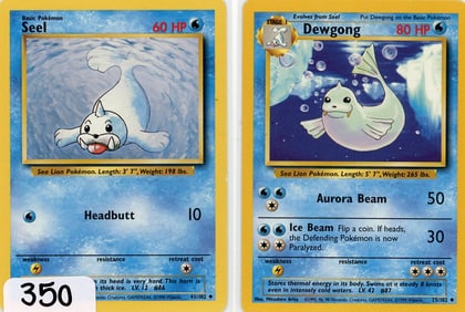 Lot of 2 Pokemon Trading Cards
