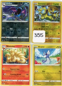 Lot of 4 Pokemon Trading Cards