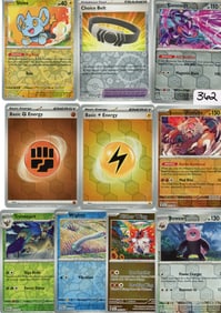 Lot of 10 Reverse Holo Pokemon Cards