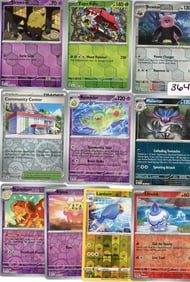 Lot of 10 Reverse Holo Pokemon Cards