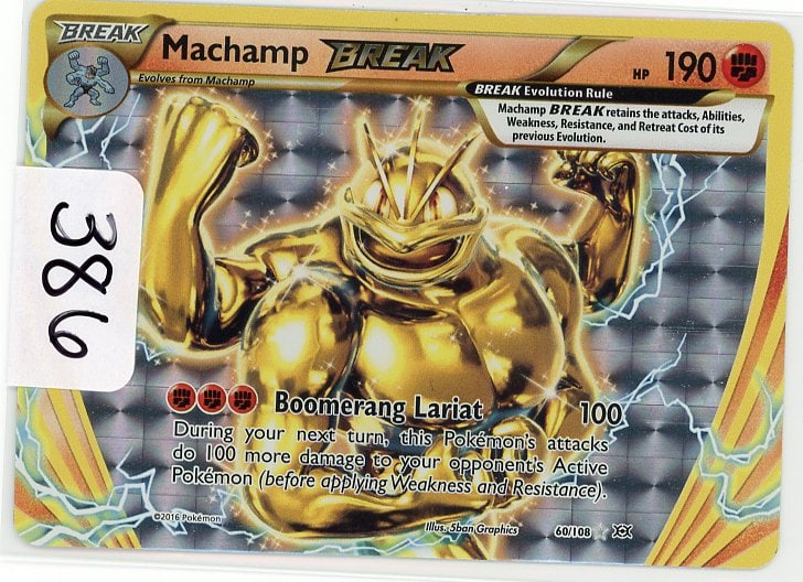 Machamp BREAK - 2016 Pokemon Evolutions (1 of 1)