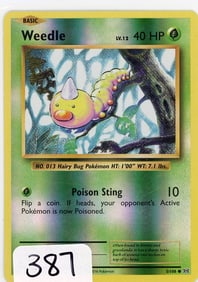 Weedle - 2016 Pokemon Evolutions - Reverse Holo