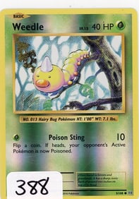 Weedle - 2016 Pokemon Evolutions - Reverse Holo