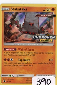 Stakataka - 2019 Pokemon Sun & Moon Black Star Promo - Holo