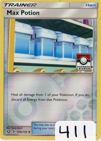 Max Potion - 2019 Pokemon Guardians Rising: Pokemon League - Reverse Holo