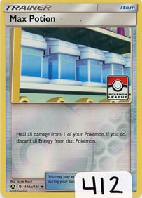 Max Potion - 2019 Pokemon Guardians Rising: Pokemon League - Reverse Holo