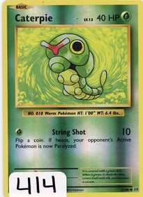 Caterpie - 2016 Pokemon Evolutions - Reverse Holo