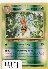 Beedrill - 2016 Pokemon Evolutions - Reverse Holo