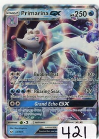 Primarina GX - 2017 Pokemon Sun & Moon