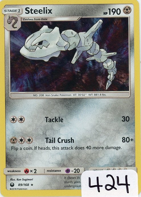Steelix - 2018 Pokemon Celestial Storm - Holo: Steelix - 2018 Pokemon Celestial Storm - Holo