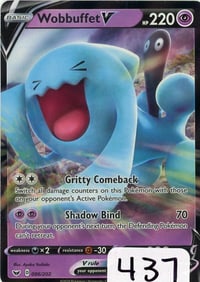Wobbuffet V - 2020 Pokemon Sword & Shield