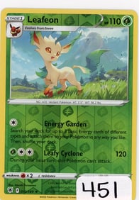 Leafeon - 2022 Pokemon Astral Radiance - Reverse Holo