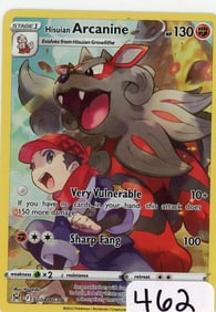 Hisuian Arcanine - 2022 Pokemon Lost Origin