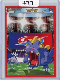 Meditite/Exploud - Pokemon Pokedex Album Card (Peru Edition)