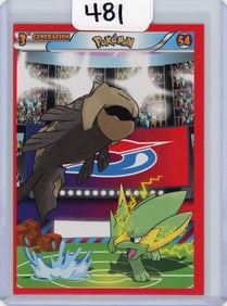 Relicanth/Electrike - Pokemon Pokedex Album Card (Peru Edition)