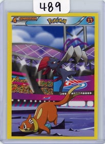 Buizel/Weavile - Pokemon Pokedex Album Card (Peru Edition)