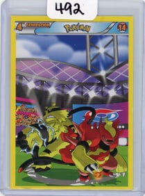 Electivire/Magmortar - Pokemon Pokedex Album Card (Peru Edition)