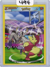 Mienfoo/Meinshao - Pokemon Pokedex Album Card (Peru Edition)