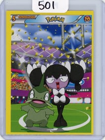 Axew/Gothorita - Pokemon Pokedex Album Card (Peru Edition)