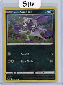 Hisuian Sneasel - 2022 Pokemon Astral Radiance - Cosmos Holo Exclusive