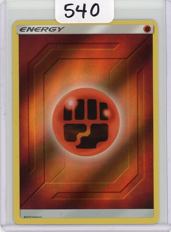 Fighting Energy 2019 Pokemon Energy Card Holo