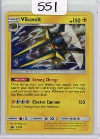 Vikavolt - 2017 Pokemon Sun & Moon Black Star Promo - Holo