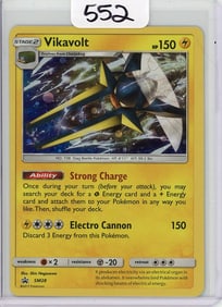 Vikavolt - 2017 Pokemon Sun & Moon Black Star Promo - Holo