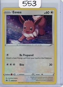 Eevee - 2021 Pokemon Sword & Shield Black Star Promo - Holo