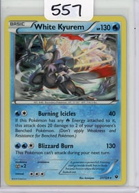 White Kyurem - 2016 Pokemon Fates Collide - Holo