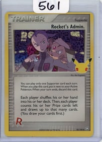 Rocket's Admin. - 2021 Pokemon Celebrations: Classic Collection - Holo