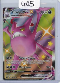 Crobat Vmax - 2021 Pokemon Sword & Shield Black Star Promo - Full Art