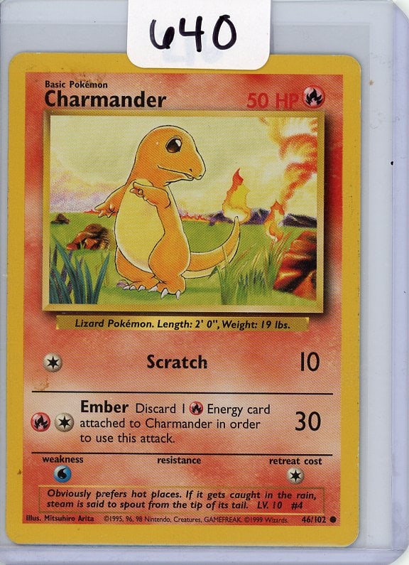 Charmander - 1999 Pokemon Base Set (1 of 1)