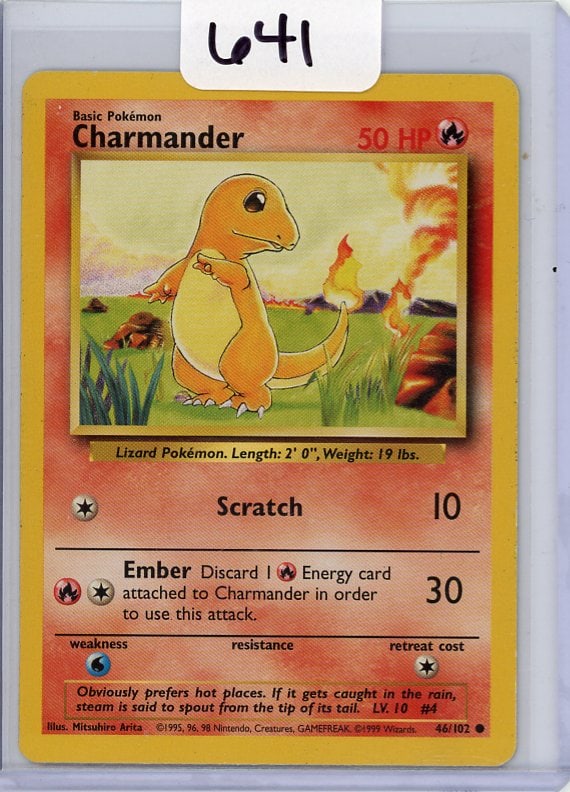 Charmander - 1999 Pokemon Base Set (1 of 1)
